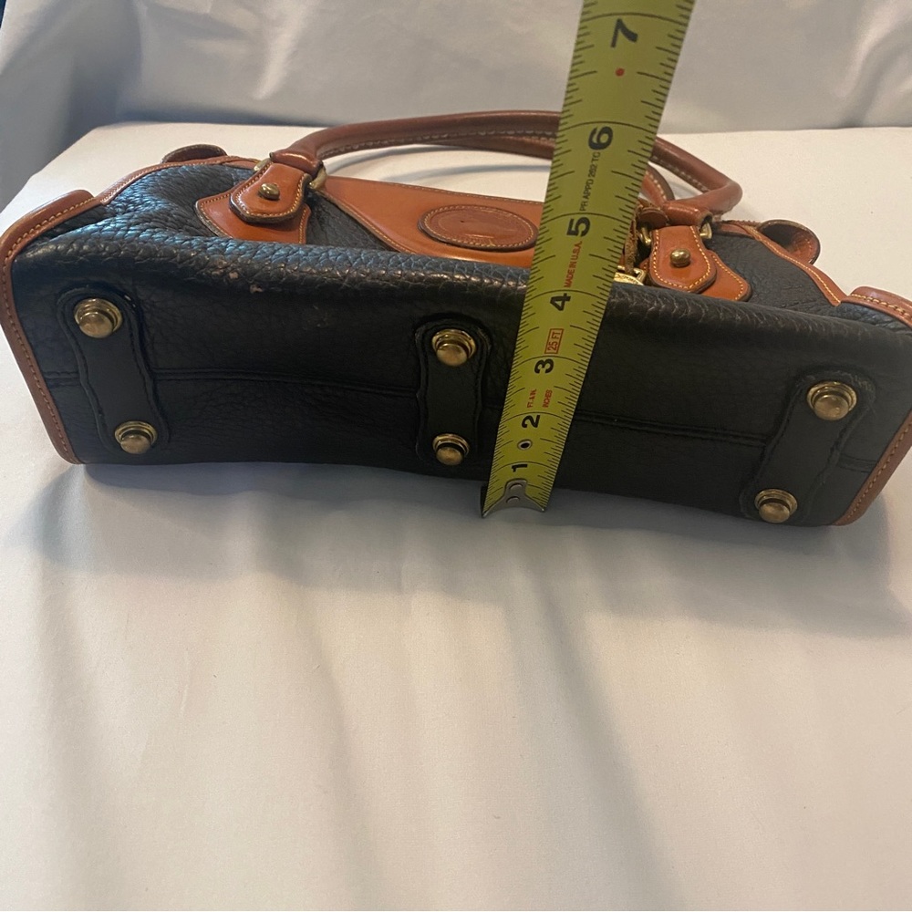 Vintage Dooney & Bourke All Weather Leather Top Zip Bag - Picture 9 of 16